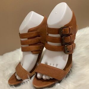 J.Crew Italy Open toe Strap Heels Sandals US 8.5